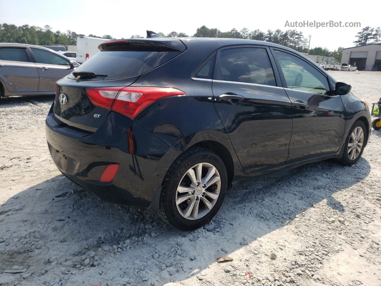 2013 Hyundai Elantra Gt  Black vin: KMHD35LE1DU110272