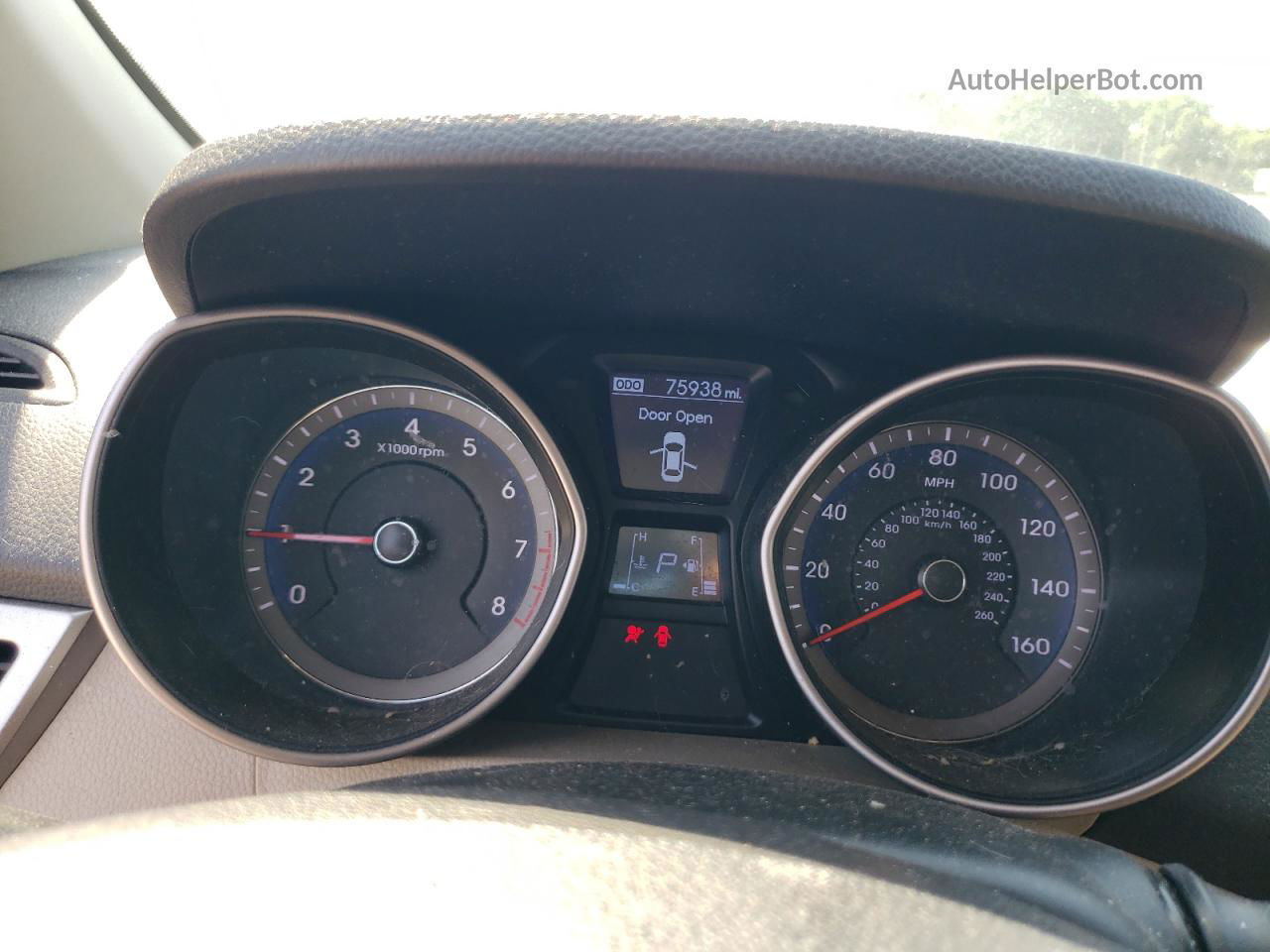 2013 Hyundai Elantra Gt  Black vin: KMHD35LE1DU110272