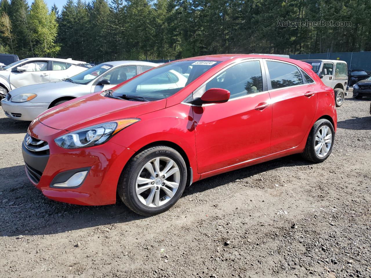 2013 Hyundai Elantra Gt  Red vin: KMHD35LE2DU039504