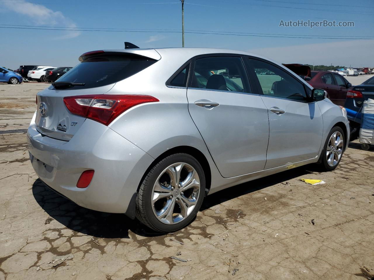 2013 Hyundai Elantra Gt  Silver vin: KMHD35LE2DU051278