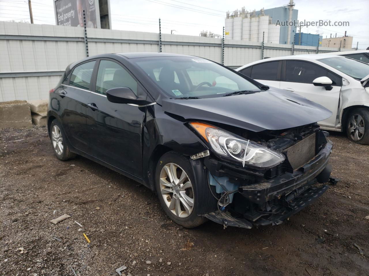 2013 Hyundai Elantra Gt  Черный vin: KMHD35LE4DU050682