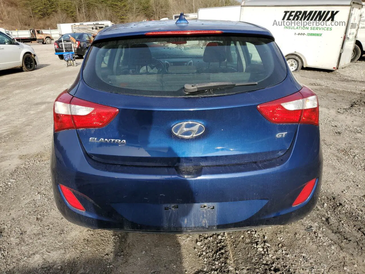 2013 Hyundai Elantra Gt  Blue vin: KMHD35LE5DU037357