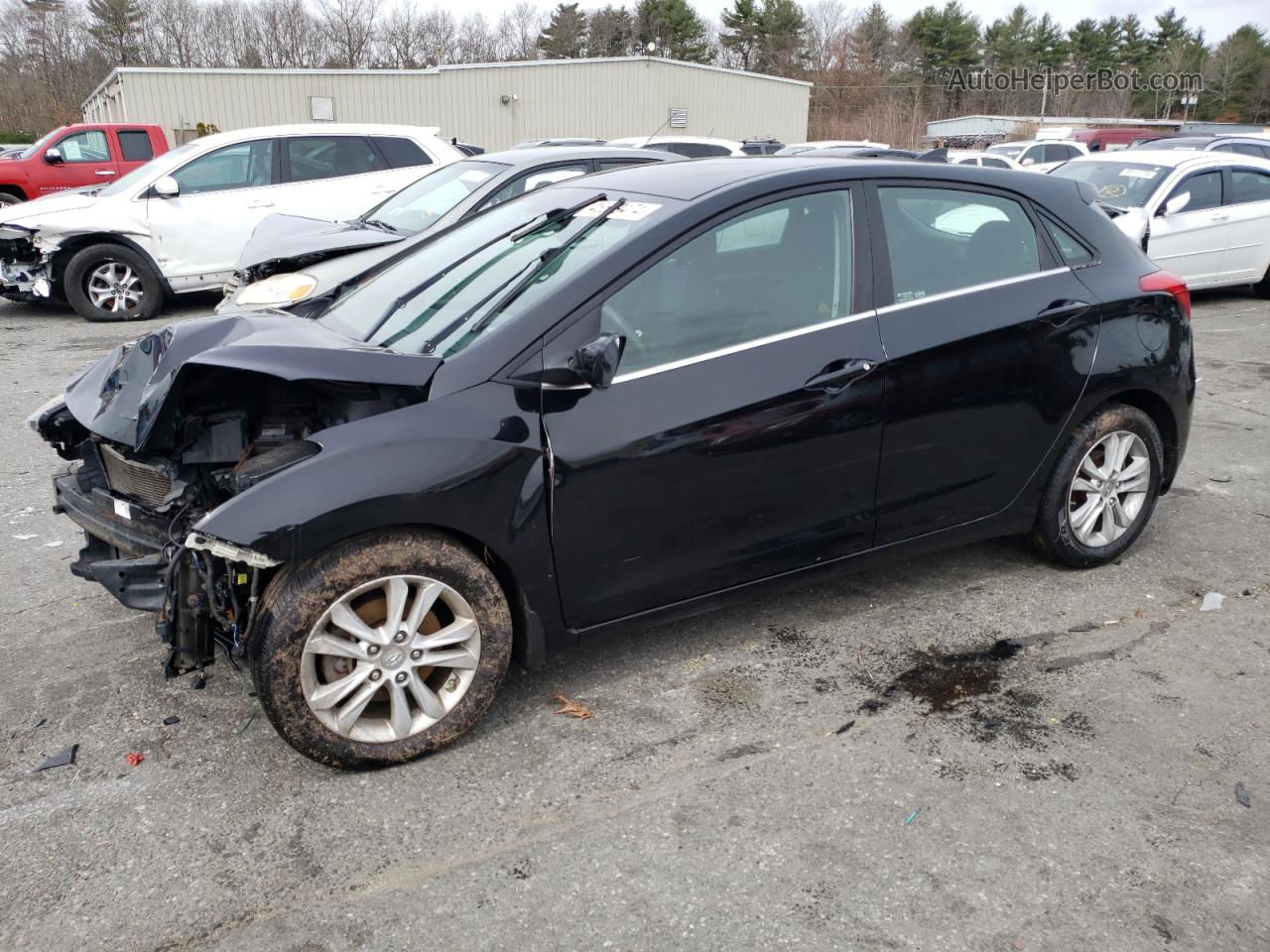 2013 Hyundai Elantra Gt  Black vin: KMHD35LE5DU048715