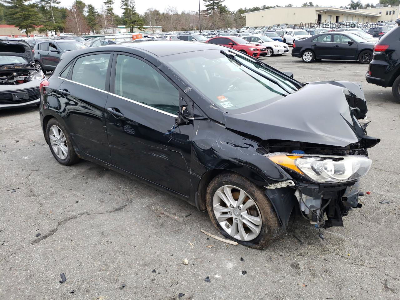 2013 Hyundai Elantra Gt  Black vin: KMHD35LE5DU048715