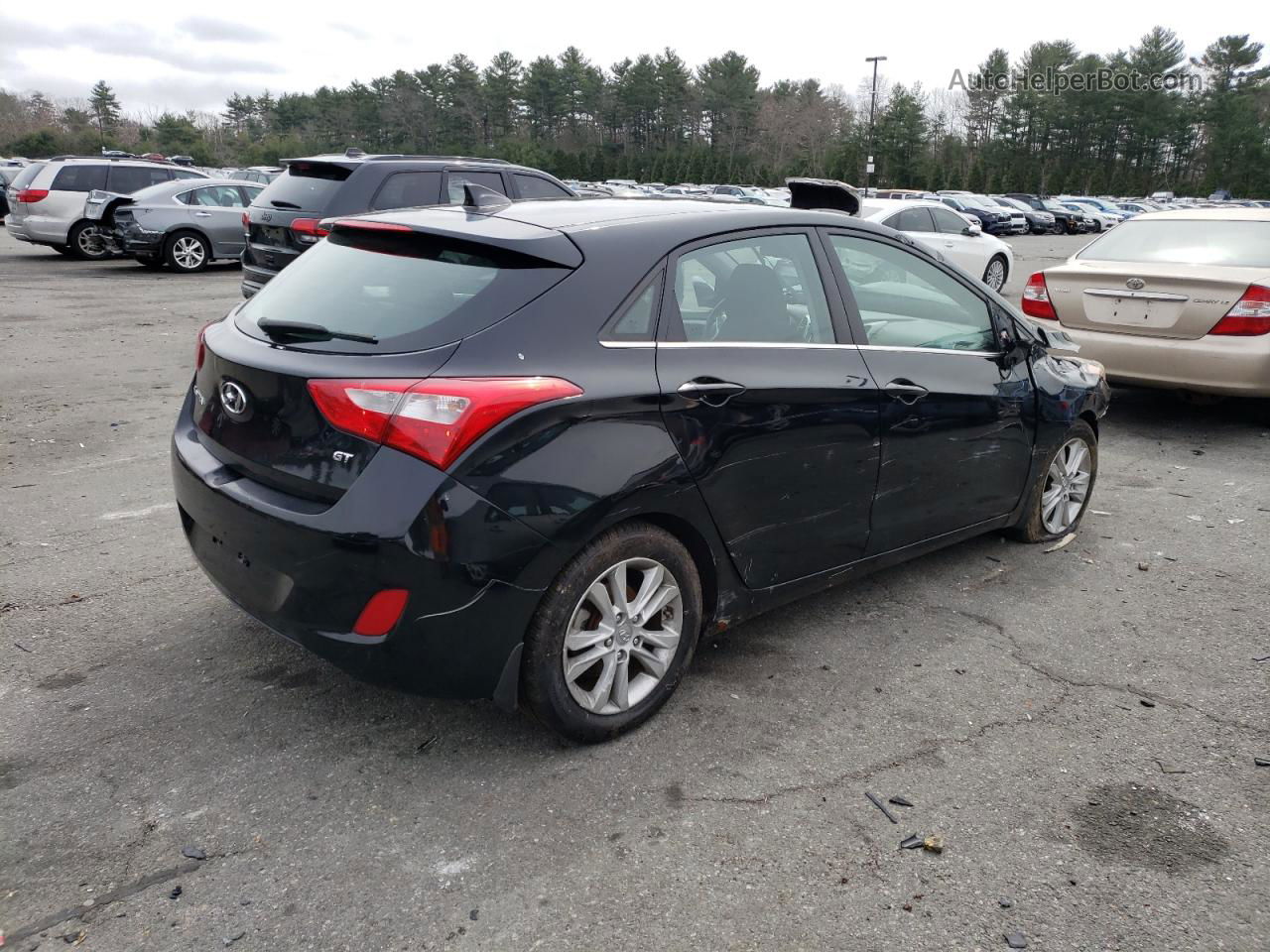 2013 Hyundai Elantra Gt  Black vin: KMHD35LE5DU048715