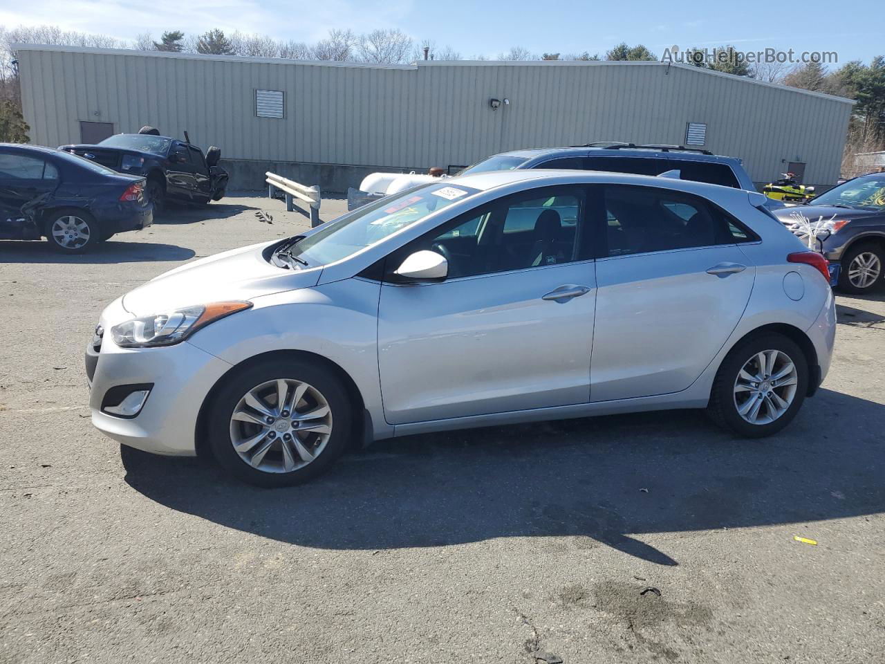 2013 Hyundai Elantra Gt  Silver vin: KMHD35LE5DU107293