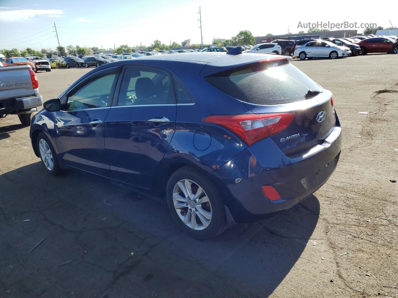 2013 Hyundai Elantra Gt  Blue vin: KMHD35LE6DU025928