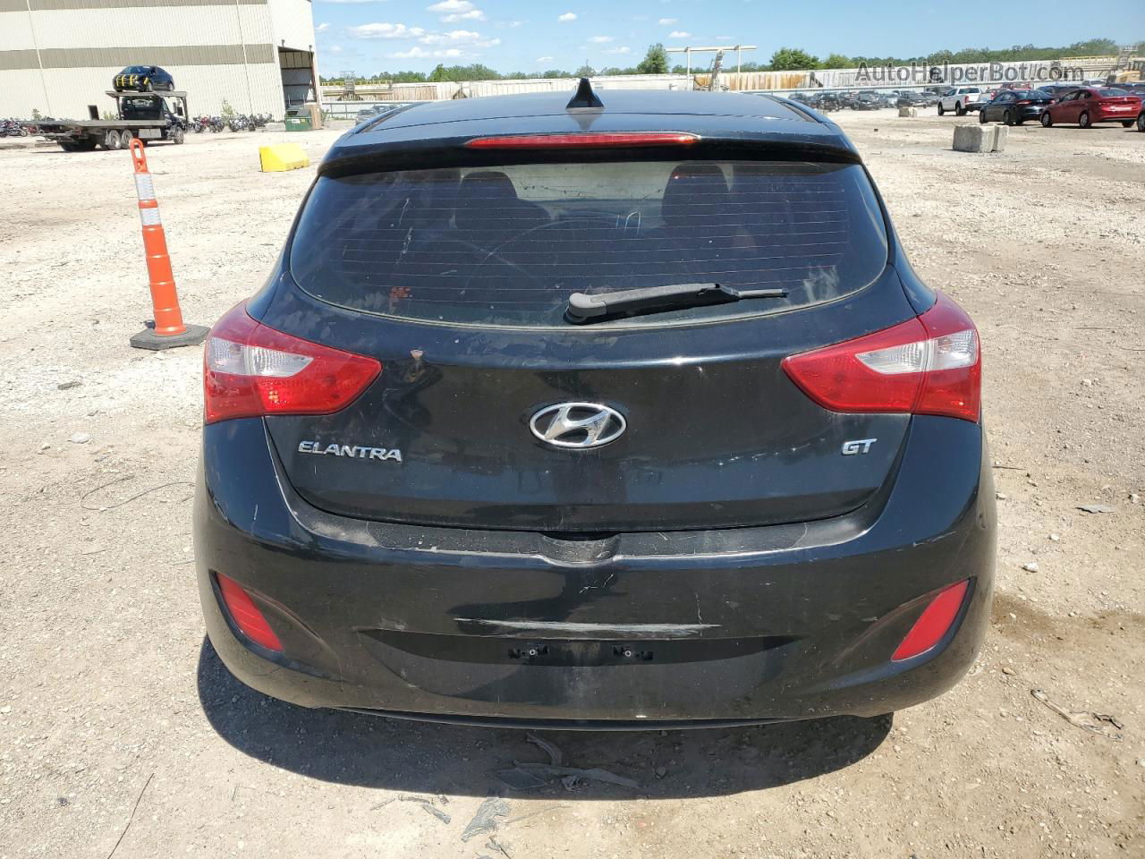 2013 Hyundai Elantra Gt Black vin: KMHD35LE6DU028408