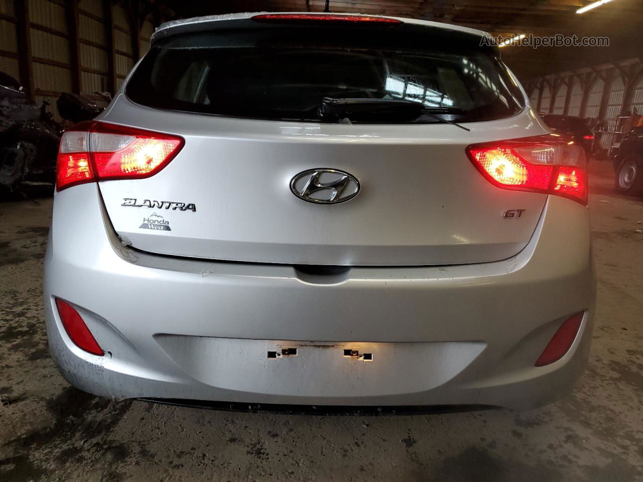 2013 Hyundai Elantra Gt  Silver vin: KMHD35LE6DU099558