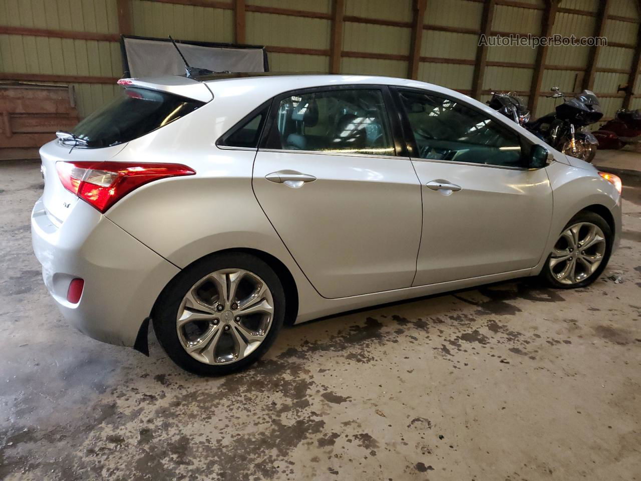 2013 Hyundai Elantra Gt  Silver vin: KMHD35LE6DU099558