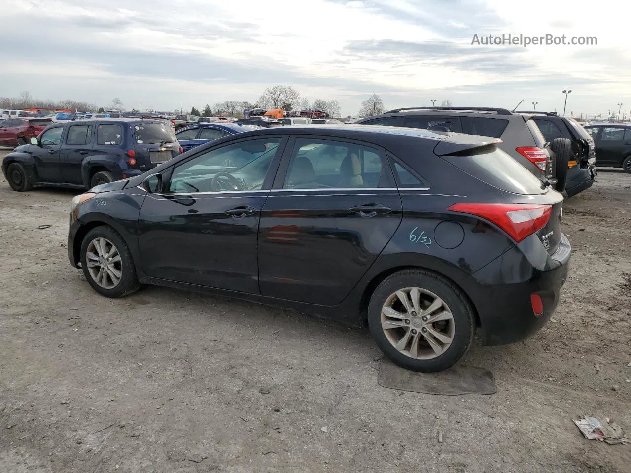 2013 Hyundai Elantra Gt  Black vin: KMHD35LE6DU118741