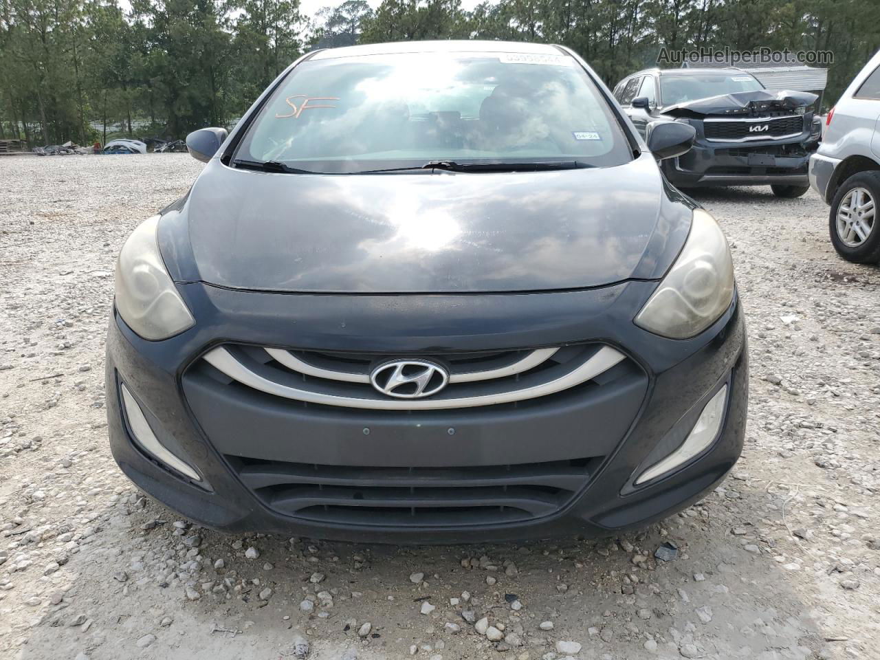 2013 Hyundai Elantra Gt  Black vin: KMHD35LE8DU097343