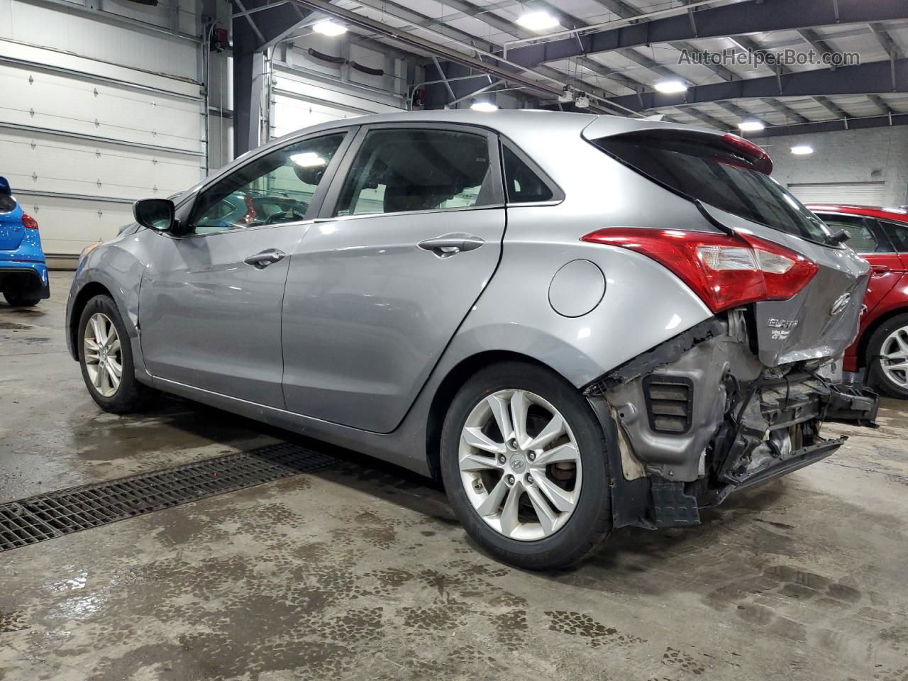 2013 Hyundai Elantra Gt  Silver vin: KMHD35LE8DU138120