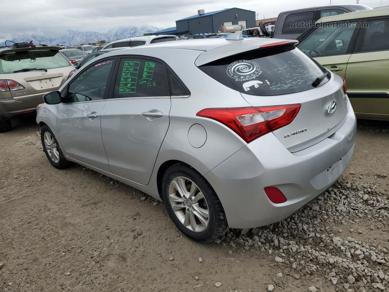 2013 Hyundai Elantra Gt  Silver vin: KMHD35LE8DU146928