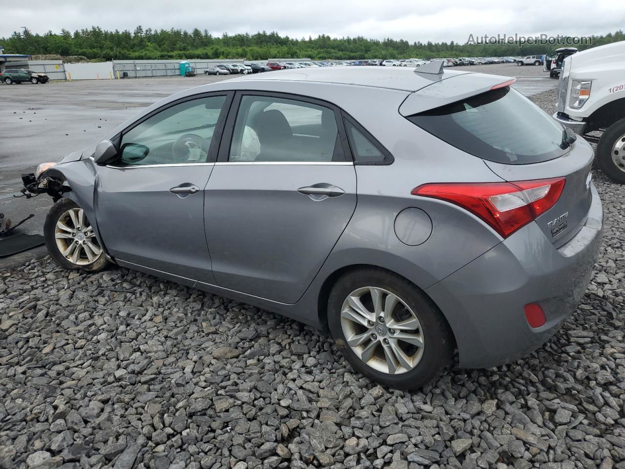 2013 Hyundai Elantra Gt  Silver vin: KMHD35LE9DU047888