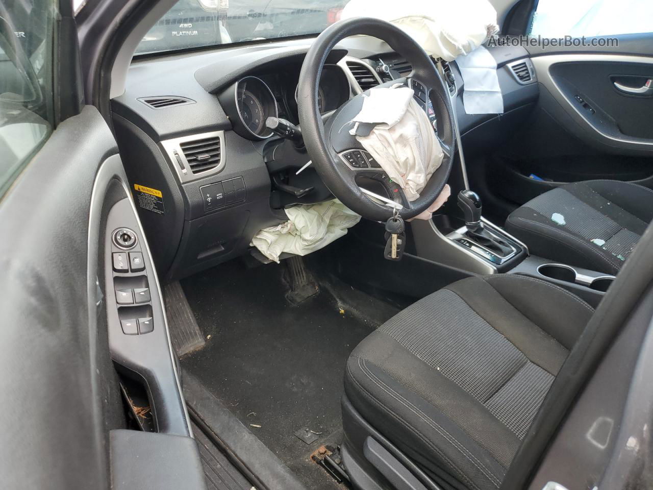 2013 Hyundai Elantra Gt  Silver vin: KMHD35LE9DU047888