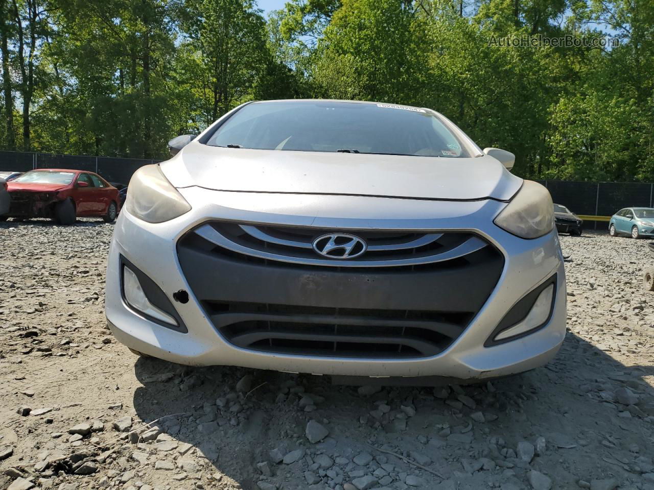 2013 Hyundai Elantra Gt  Silver vin: KMHD35LE9DU082995