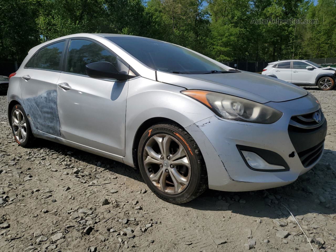 2013 Hyundai Elantra Gt  Silver vin: KMHD35LE9DU082995