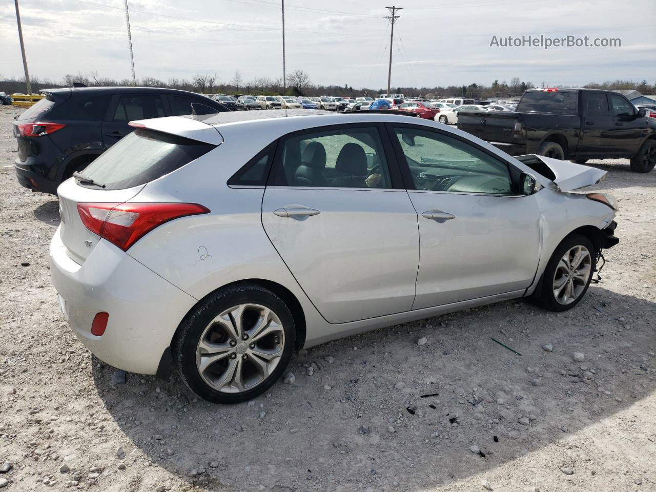 2013 Hyundai Elantra Gt  Silver vin: KMHD35LE9DU099568