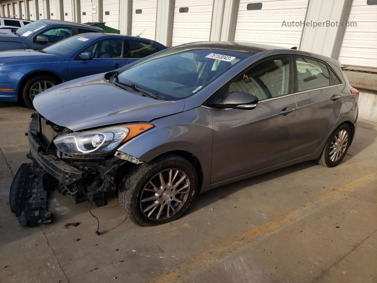 2013 Hyundai Elantra Gt  Silver vin: KMHD35LE9DU124131