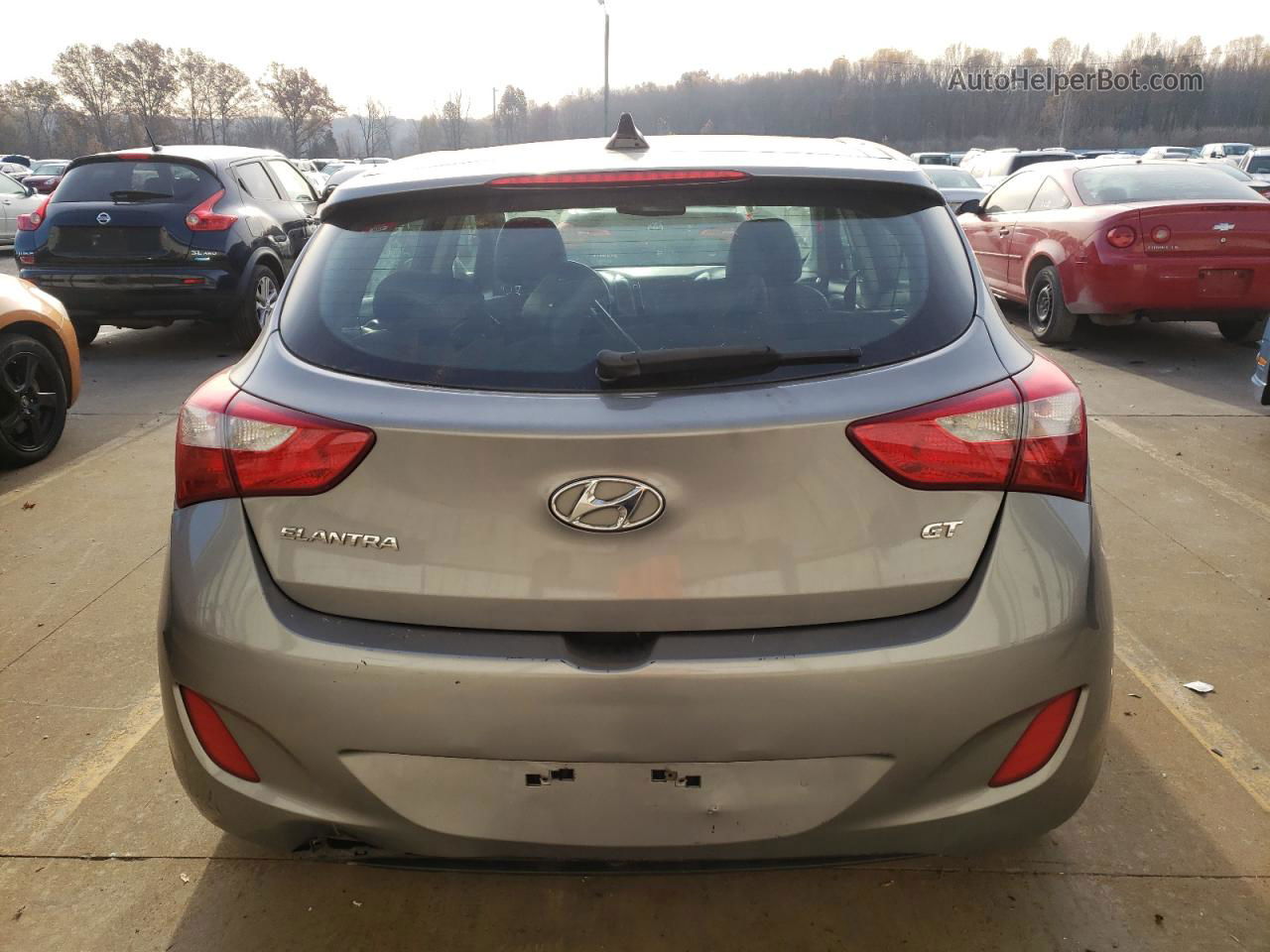 2013 Hyundai Elantra Gt  Silver vin: KMHD35LE9DU124131