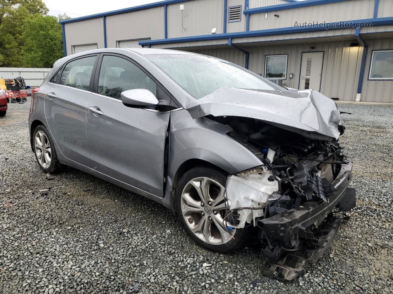 2013 Hyundai Elantra Gt  Silver vin: KMHD35LE9DU153791