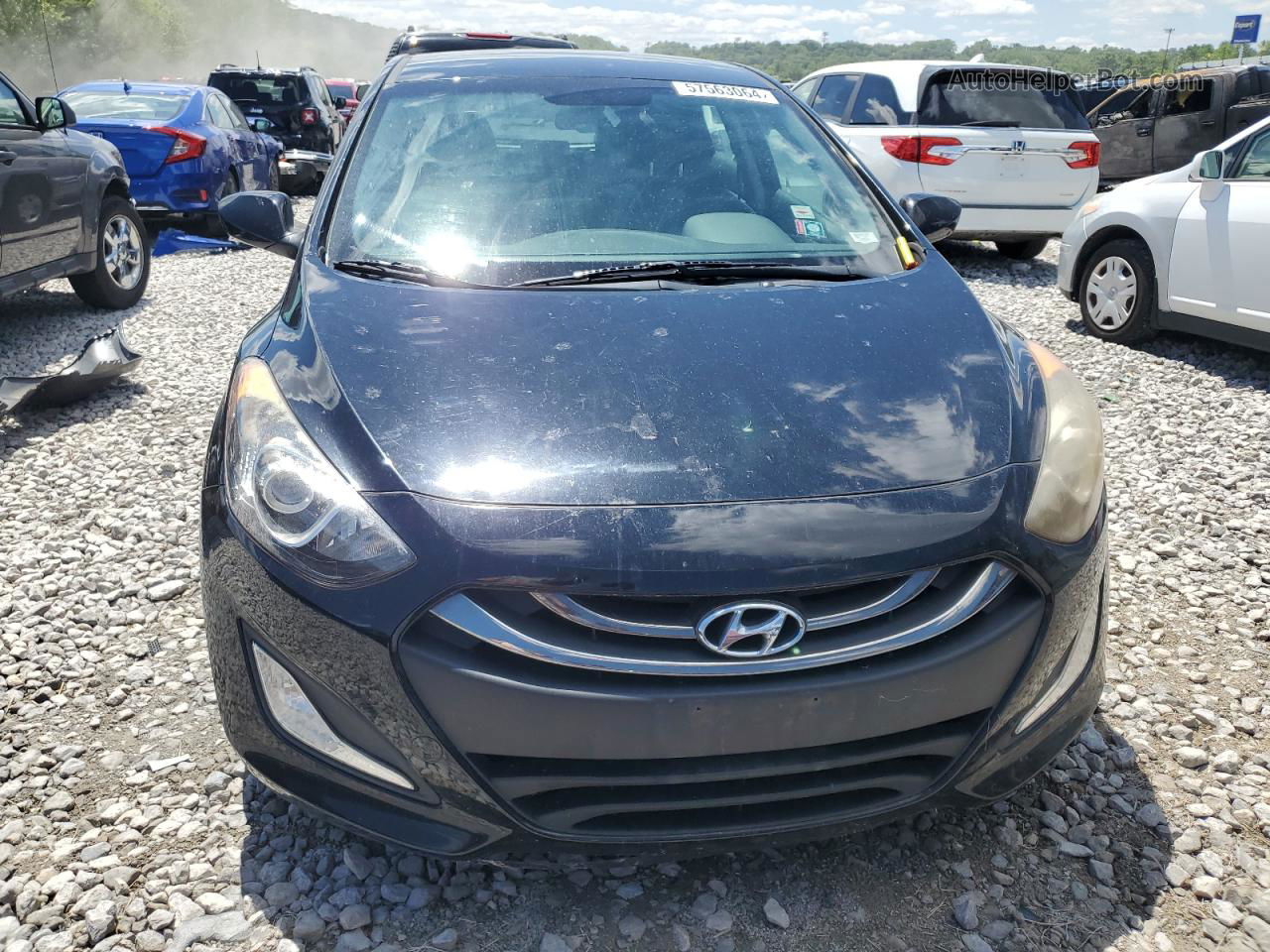 2013 Hyundai Elantra Gt  Black vin: KMHD35LEXDU026581