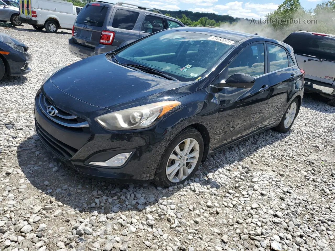 2013 Hyundai Elantra Gt  Black vin: KMHD35LEXDU026581