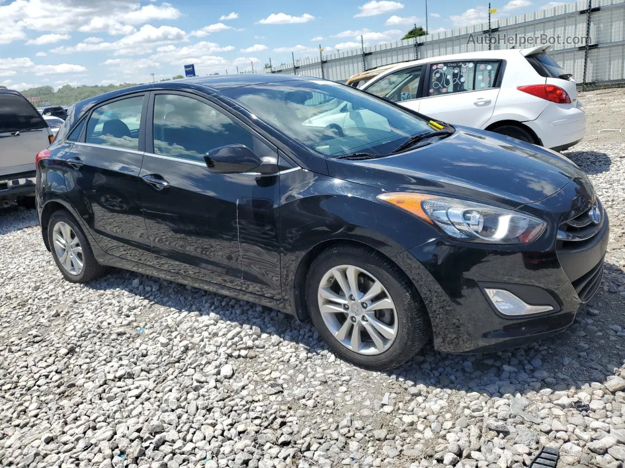 2013 Hyundai Elantra Gt  Black vin: KMHD35LEXDU026581