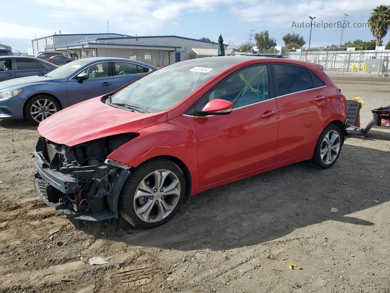 2013 Hyundai Elantra Gt  Red vin: KMHD35LEXDU063890