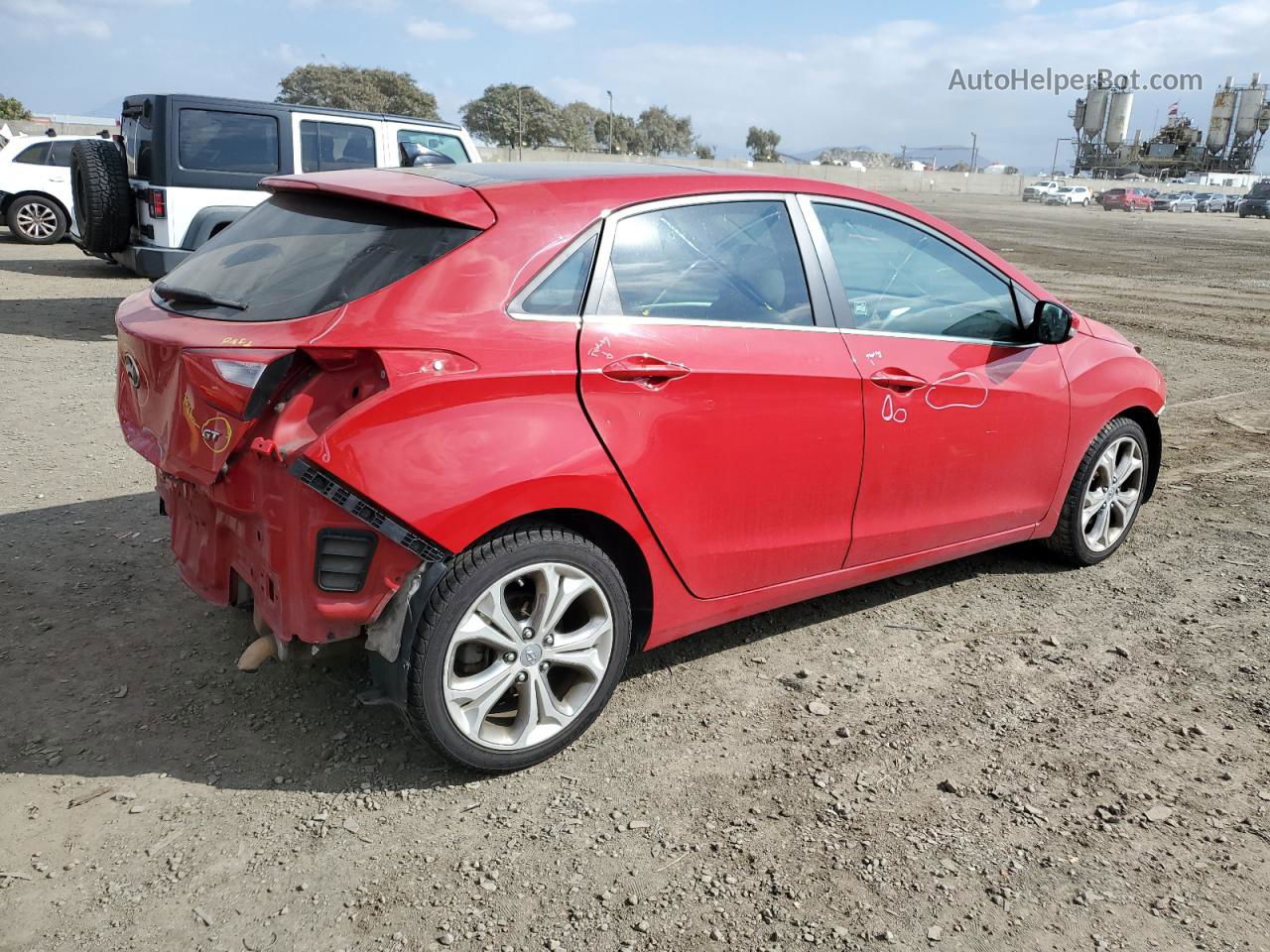 2013 Hyundai Elantra Gt  Red vin: KMHD35LEXDU063890