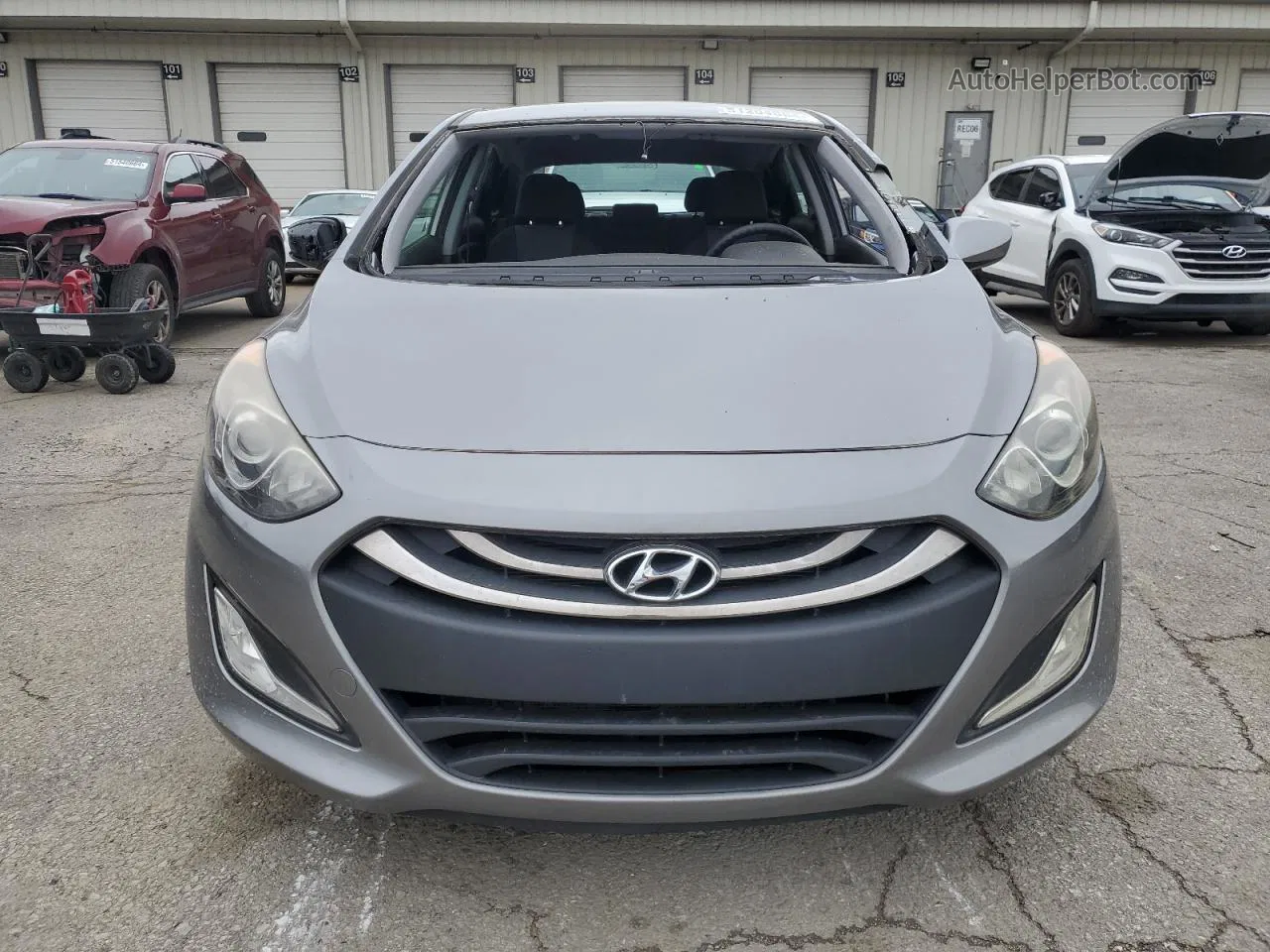 2013 Hyundai Elantra Gt  Silver vin: KMHD35LEXDU119553