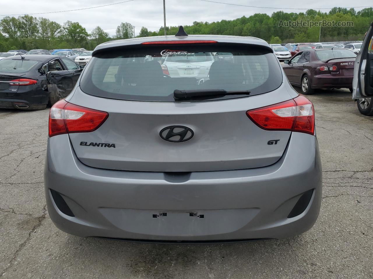 2013 Hyundai Elantra Gt  Silver vin: KMHD35LEXDU119553