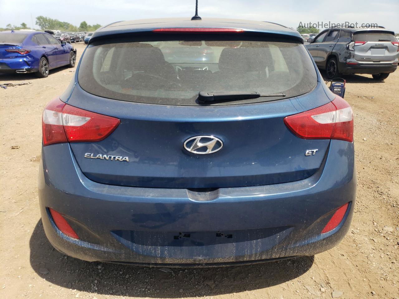 2014 Hyundai Elantra Gt  Синий vin: KMHD35LH0EU184746