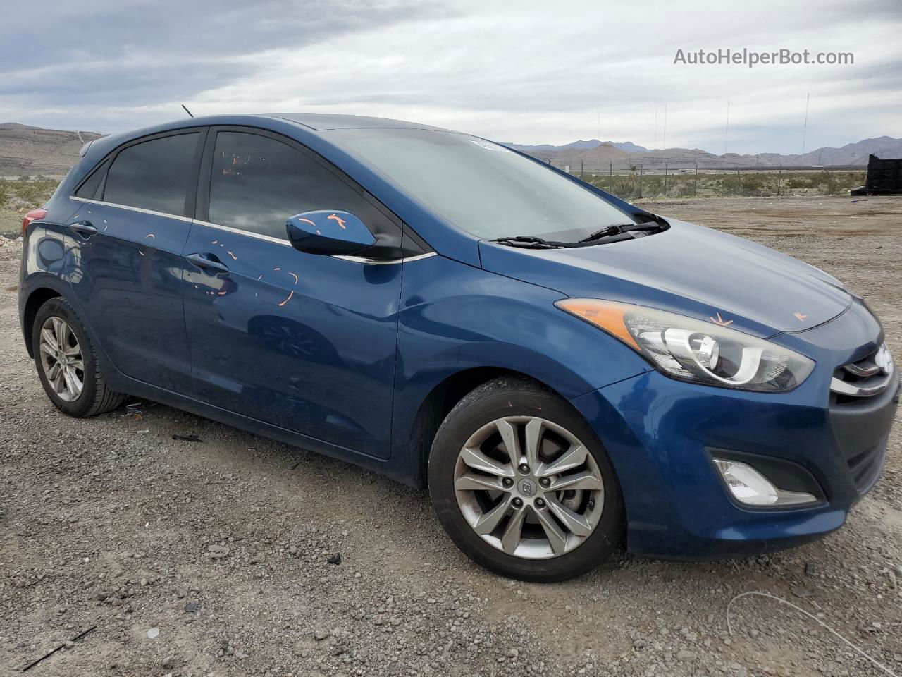 2014 Hyundai Elantra Gt  Blue vin: KMHD35LH0EU212593