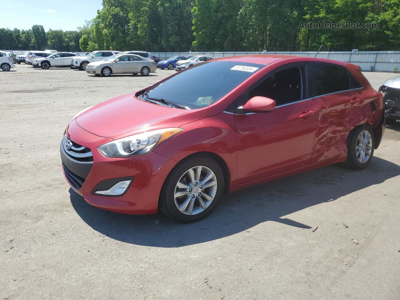 2014 Hyundai Elantra Gt  Red vin: KMHD35LH0EU230740