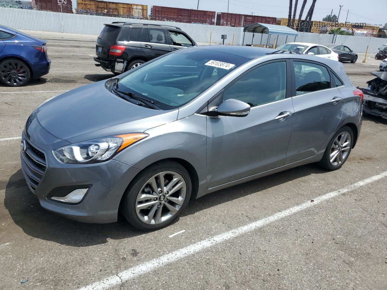 2016 Hyundai Elantra Gt  Blue vin: KMHD35LH0GU316438