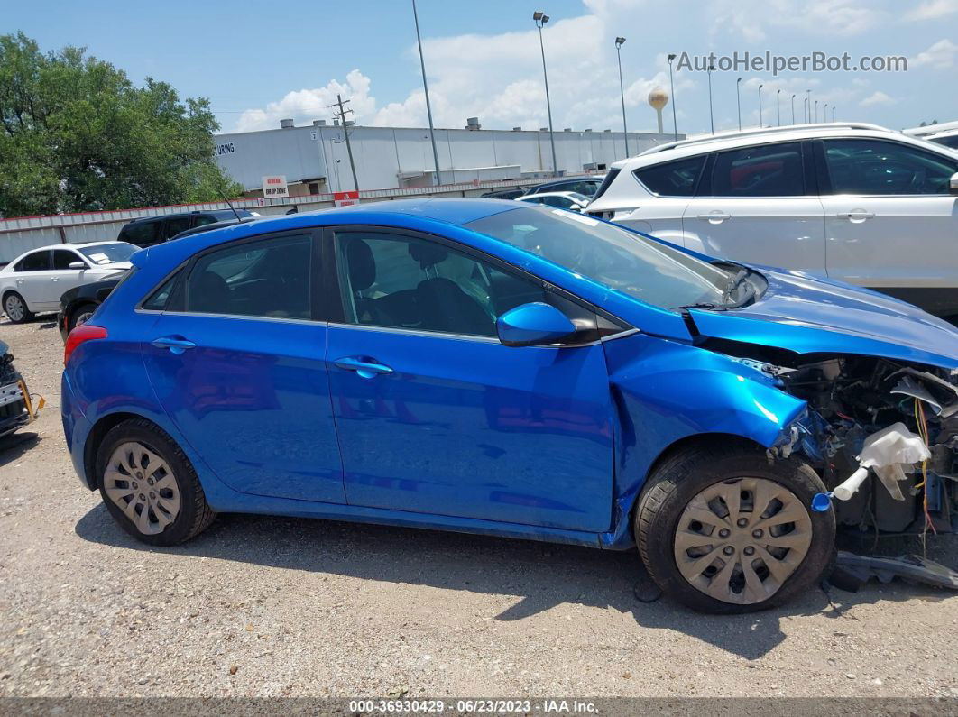 2017 Hyundai Elantra Gt   Синий vin: KMHD35LH0HU347884