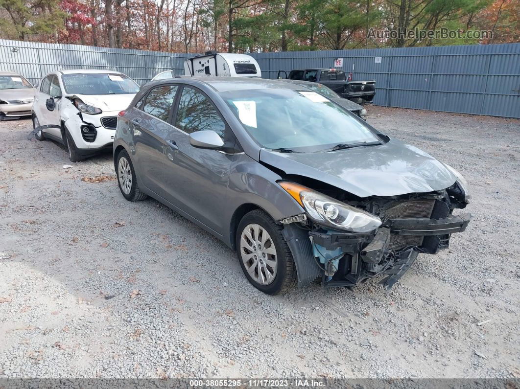 2017 Hyundai Elantra Gt Gray vin: KMHD35LH0HU351157