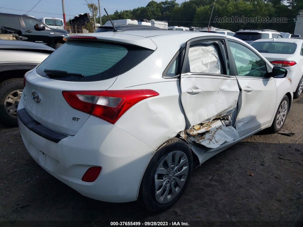 2017 Hyundai Elantra Gt   White vin: KMHD35LH0HU358920