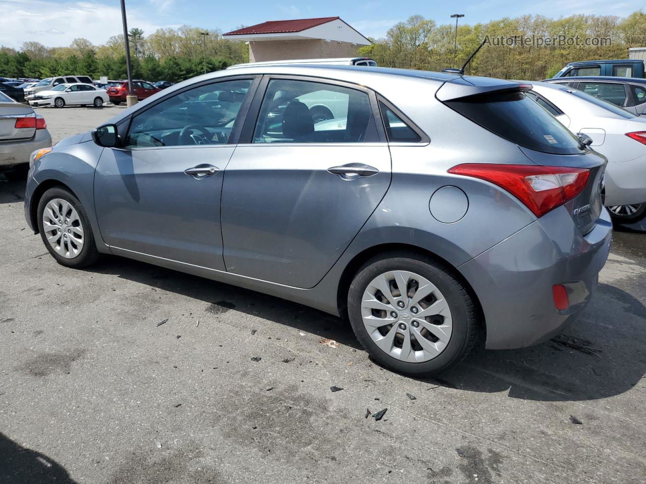 2017 Hyundai Elantra Gt  Gray vin: KMHD35LH0HU370470