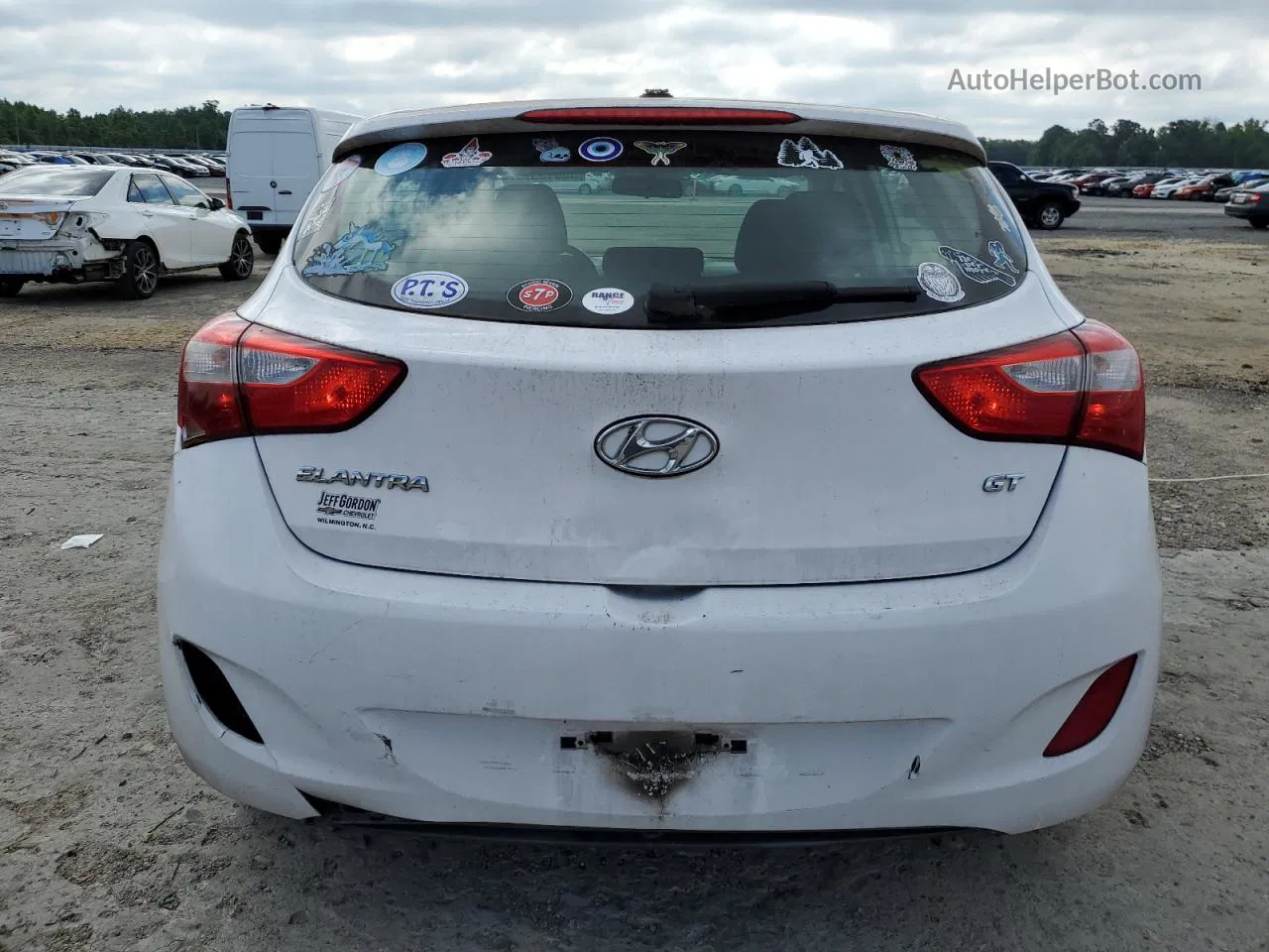 2014 Hyundai Elantra Gt  Белый vin: KMHD35LH1EU158205