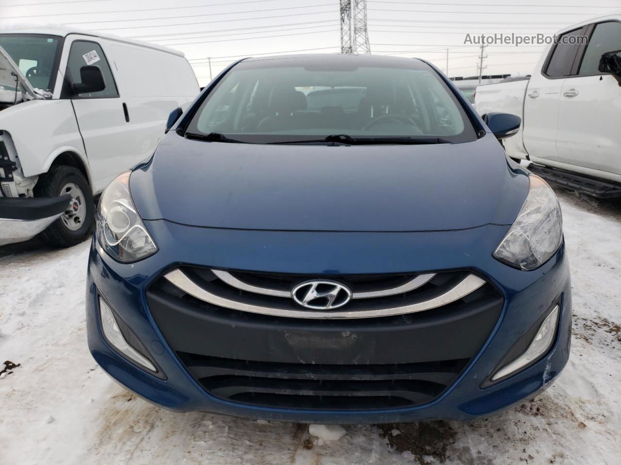 2014 Hyundai Elantra Gt  Blue vin: KMHD35LH1EU177529