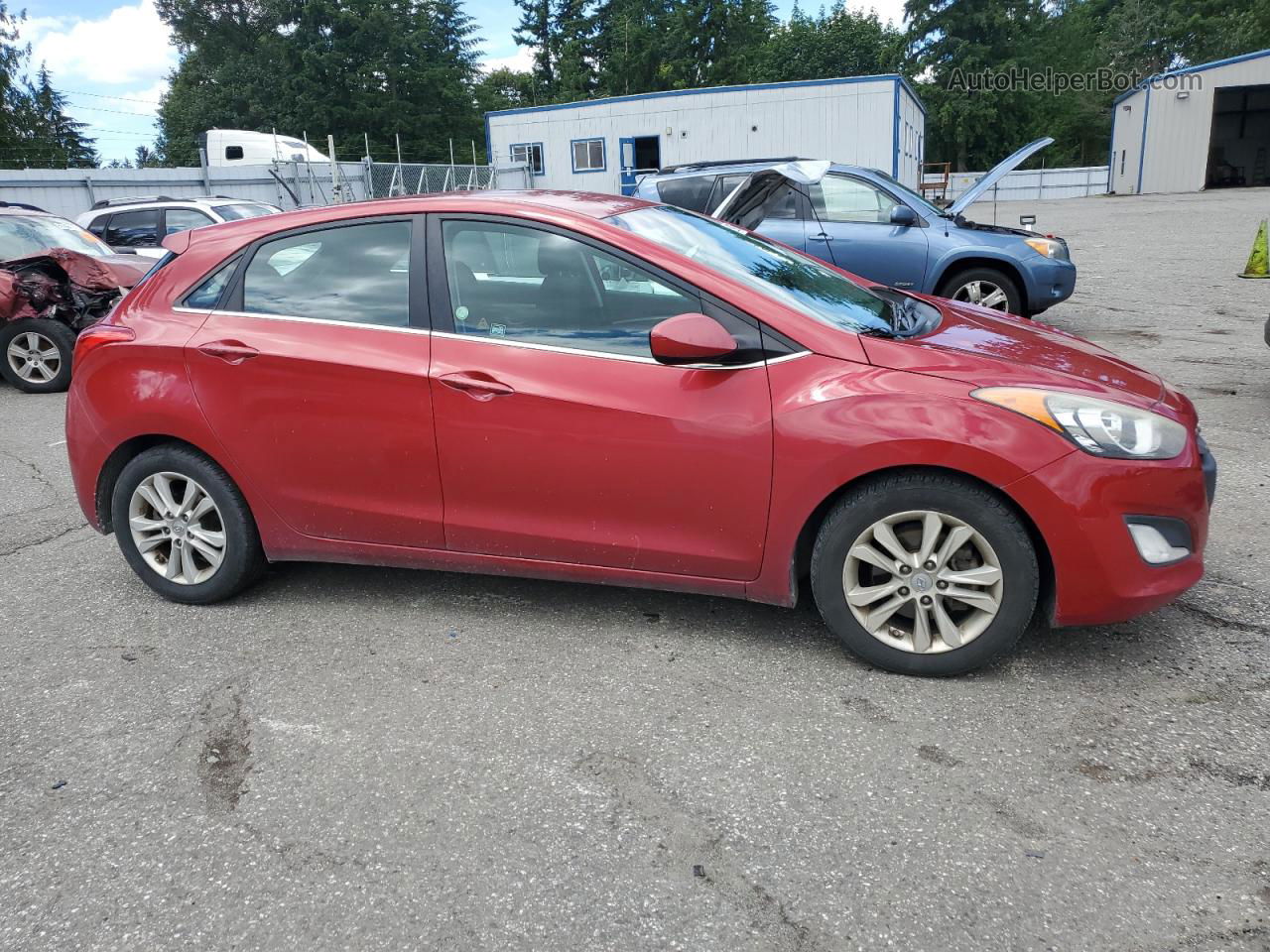 2014 Hyundai Elantra Gt  Красный vin: KMHD35LH1EU185730