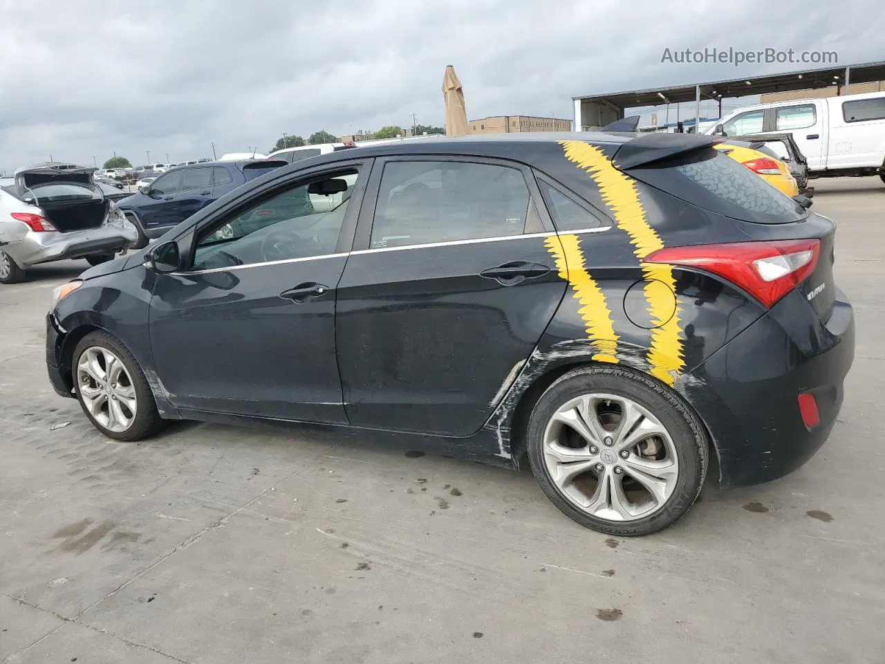 2014 Hyundai Elantra Gt  Black vin: KMHD35LH1EU229015