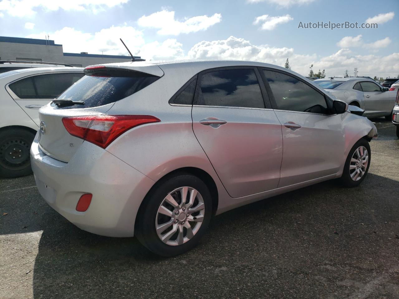 2016 Hyundai Elantra Gt  Silver vin: KMHD35LH1GU252233