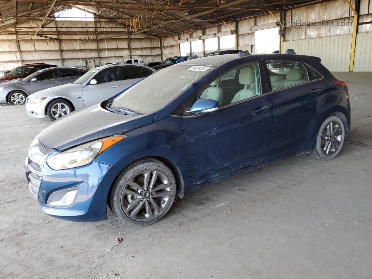 2016 Hyundai Elantra Gt  Blue vin: KMHD35LH1GU307425