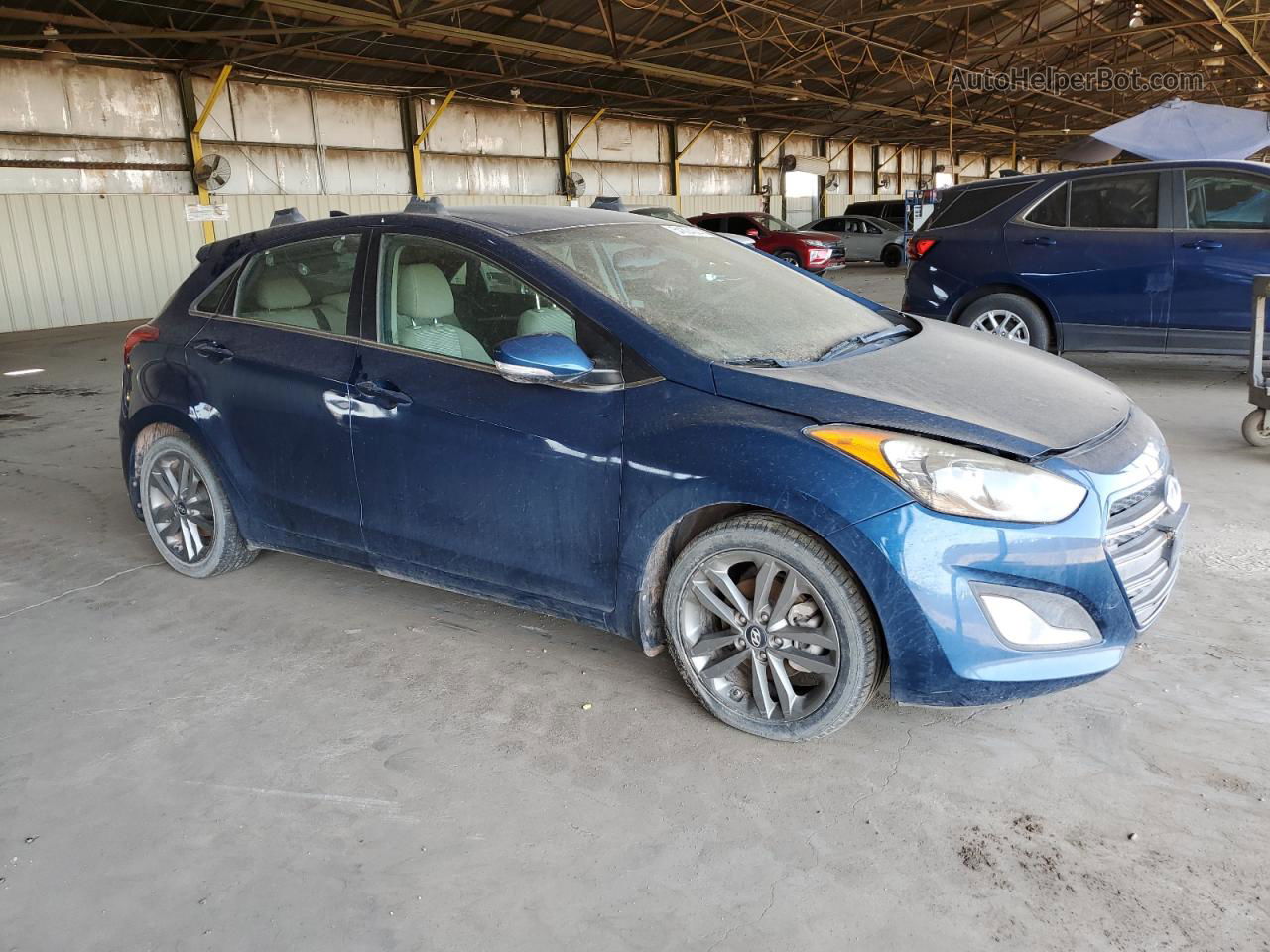 2016 Hyundai Elantra Gt  Blue vin: KMHD35LH1GU307425