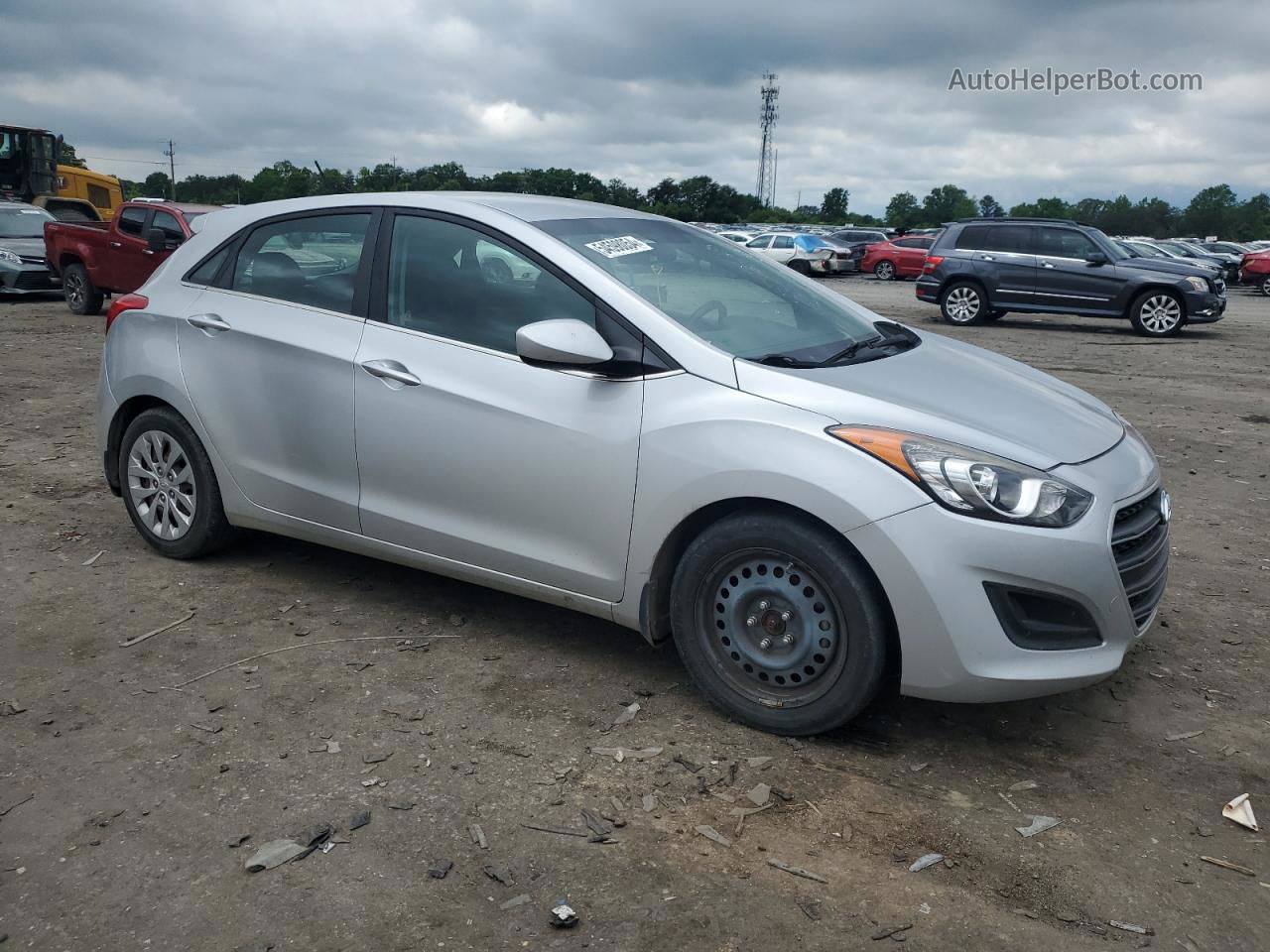 2016 Hyundai Elantra Gt  Silver vin: KMHD35LH1GU313984