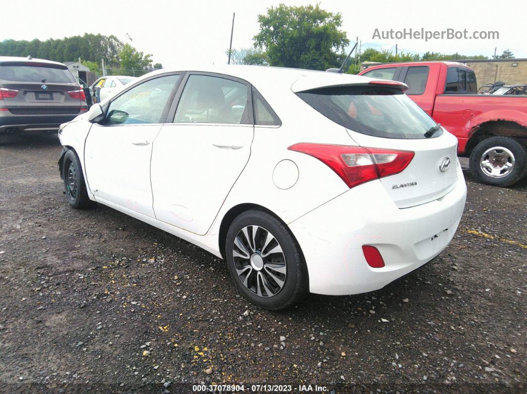 2017 Hyundai Elantra Gt White vin: KMHD35LH1HU348655